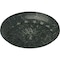 Ekena Millwork Flower Spiral Ceiling Medallion (Canopies up to 2"), 12 1/4"OD x 2 1/4"P, Painted Turtle Crackle CM12FLPTC - alternate 4